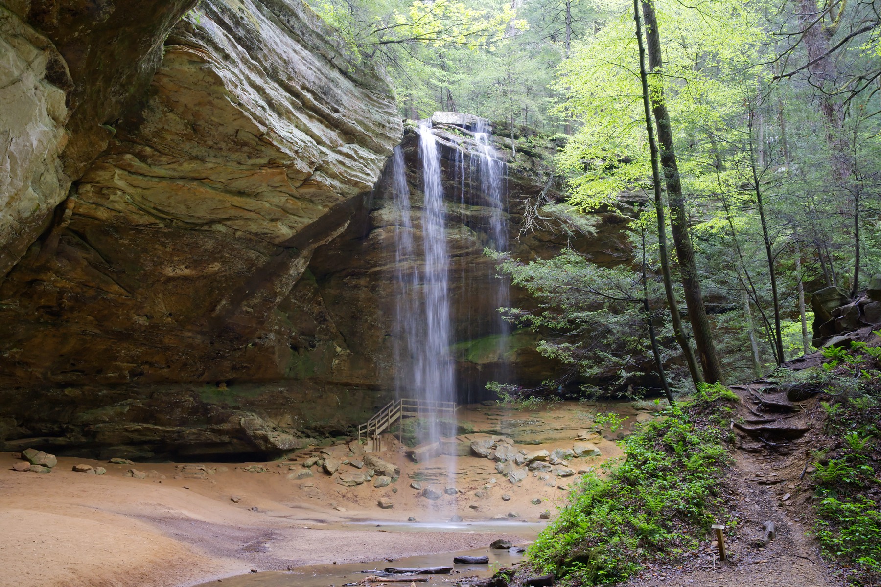 Waterfall at Ash Cave, Hocking Hills